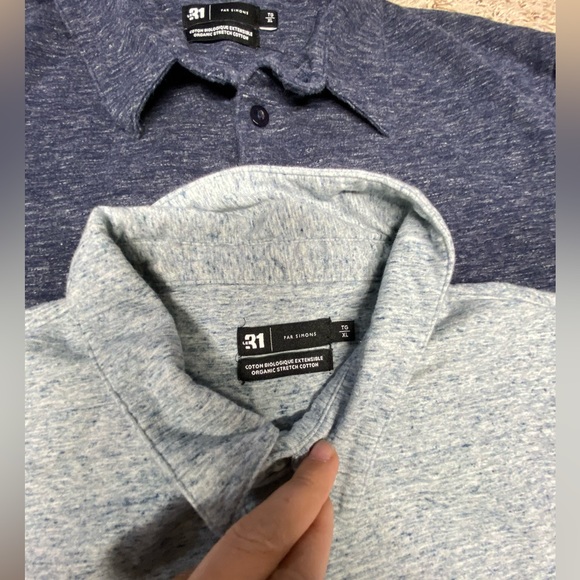 Le 31 Par Simons Polo shirt sz XL Mens collared shirts lot of 2 - Picture 6 of 10